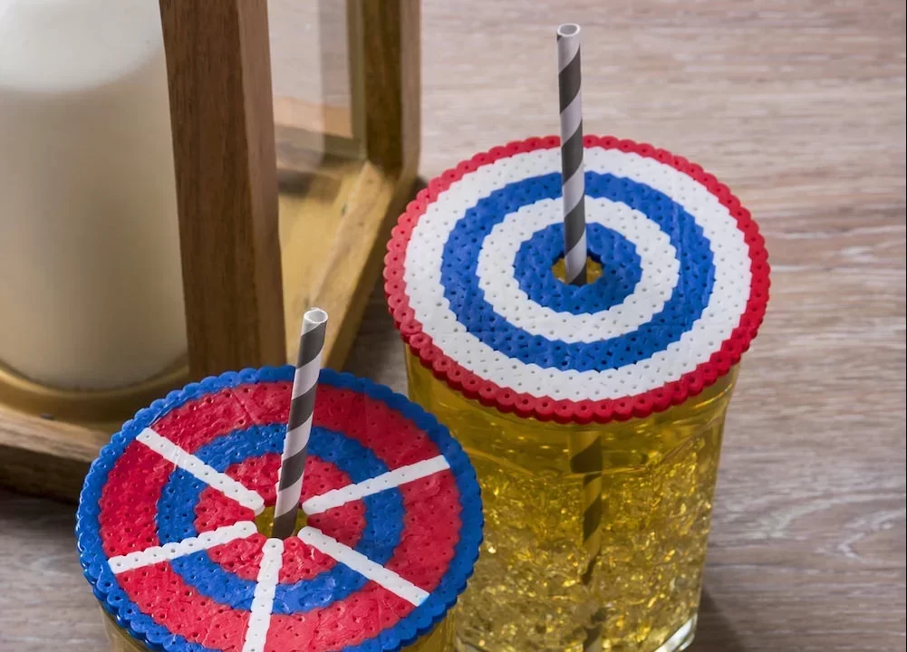 Artkal Bead Drink Covers for the 4th of July