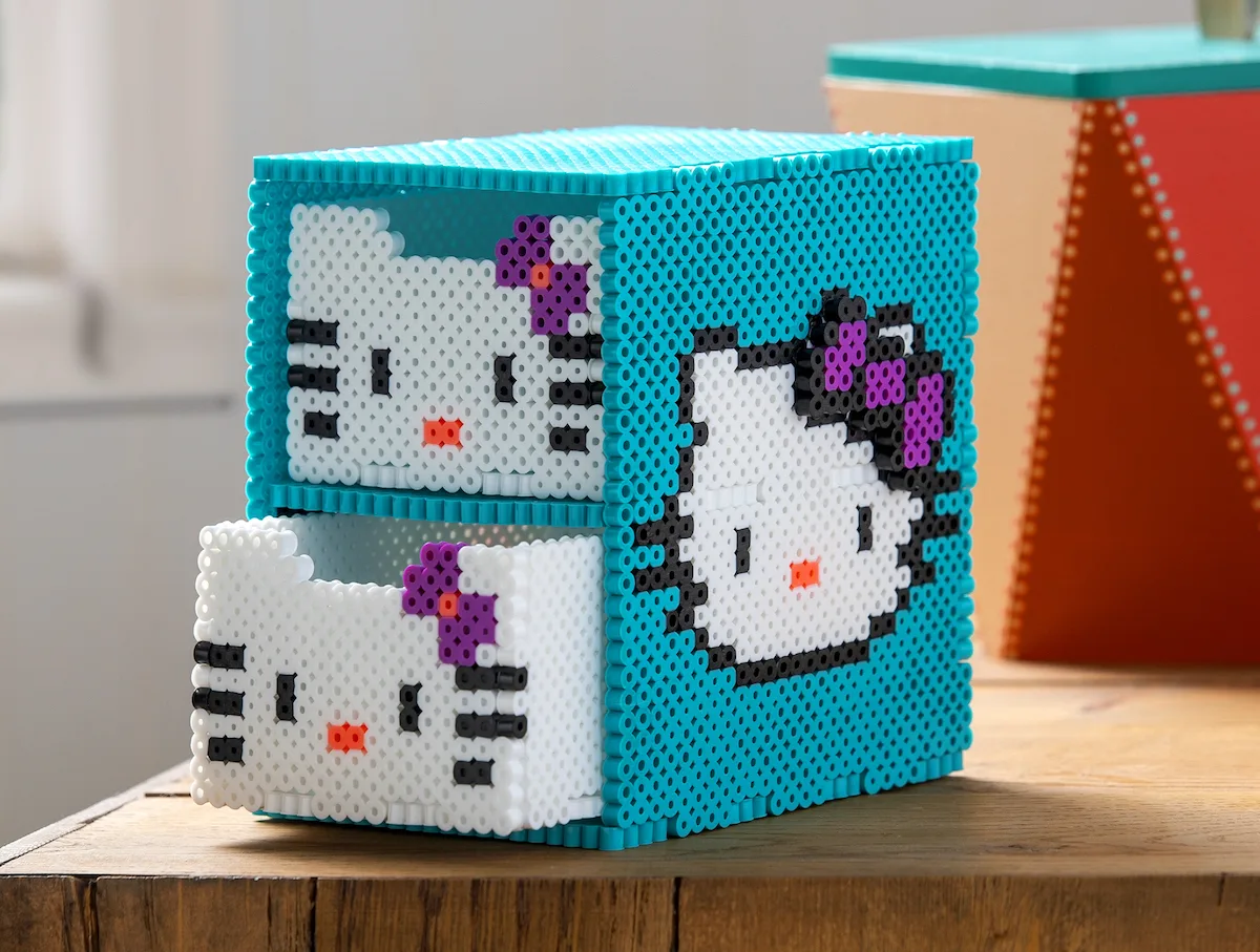 Hello Kitty Organizer (Made with Artkal Beads!)